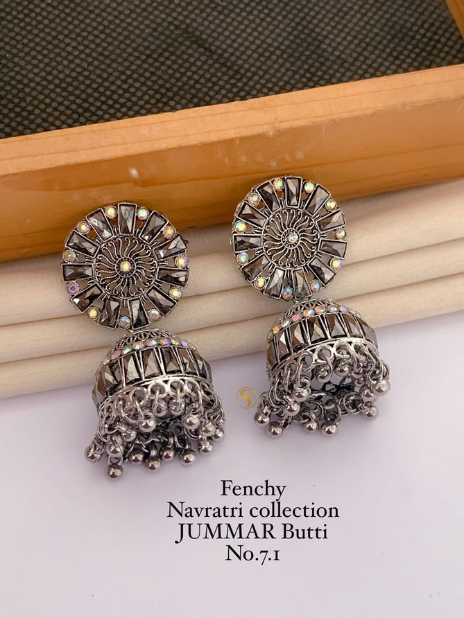 3 Fancy Designer Special Navratri Earrings Wholesale Online
